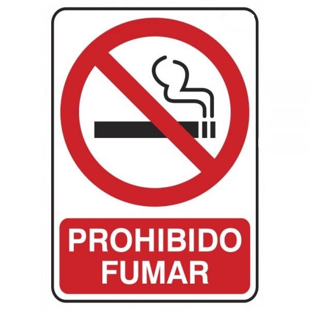 Cartel Prohibido Fumar
