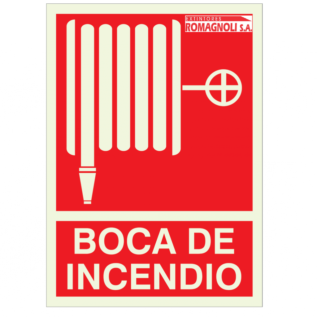 Cartel Boca de Incendio