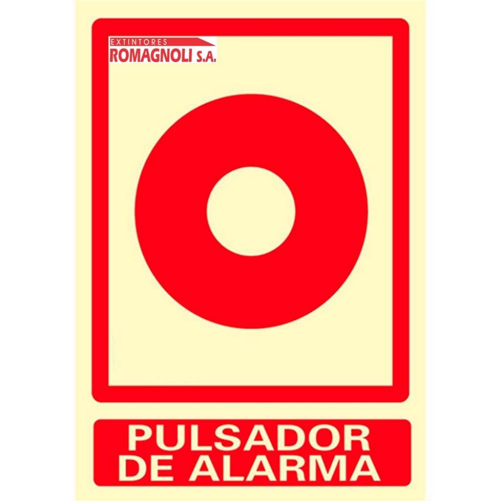 Cartel Pulsador de Alarma